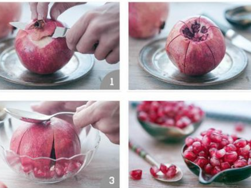 Как чистить фрукт