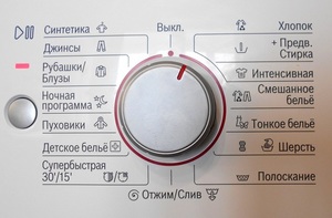 Разнообразие программ стирки стиральных машин
