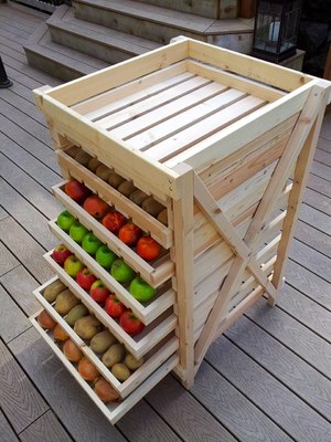 Ящики для хранения продуктов деревянный