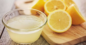 Лимонный сок от запаха 