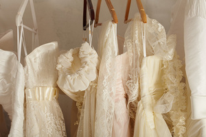 Сушка свадебного платья